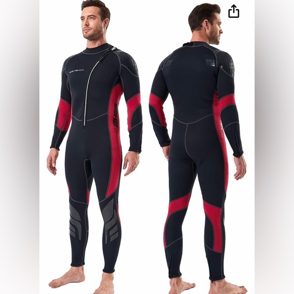 Seaskin Other - Seaskin Mens/Womens Wetsuit Flame 3mm size Medium Full Body Diving Suits
